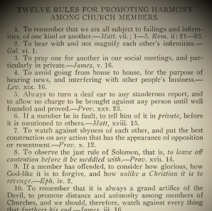Twelve Good Rules