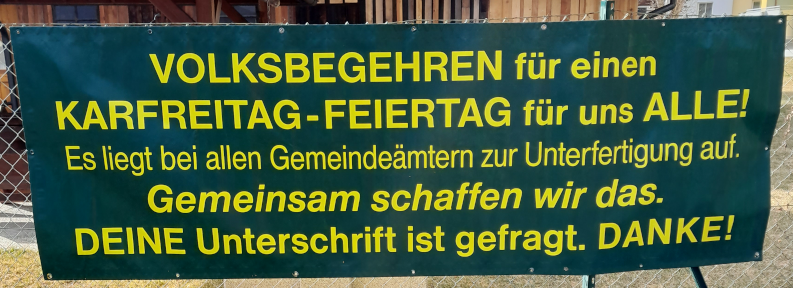 Karfreitag für alle? Ja! Karfreitag für alle? Ja!